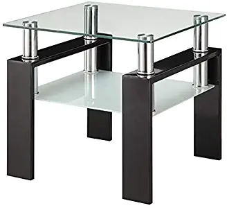 Best glass top square end table