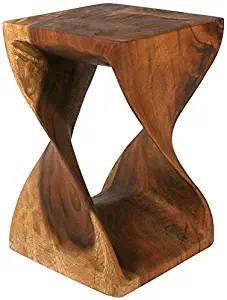 Best twisted end table wood