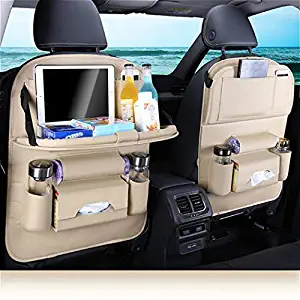 Best pu leather car seat storage bag