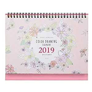 Best 2018-2019 coloring desk calendar