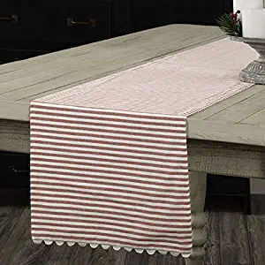 Best red stripe table runner