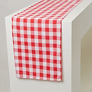 Best red table runner 84 inches