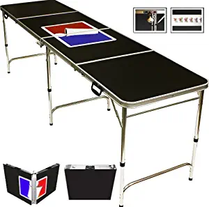 Best black folding table 8 foot