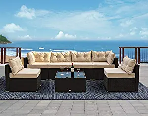 Best patio furniture sectional with table
