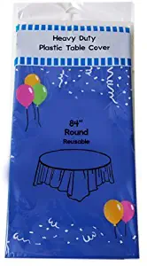 Best blue table cloth round 60