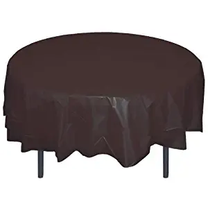 Best large round table cloth vinyl black