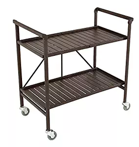 Best folding end table on wheels