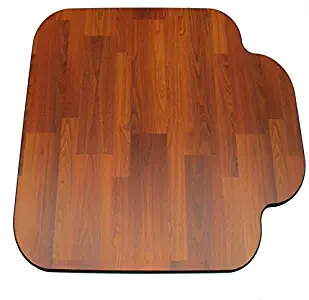 Best bamboo chair mat with lip