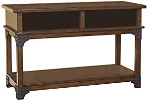 Best console table 48 inches long shelf solid wood