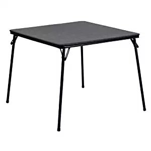 Best folding table and chairs set black