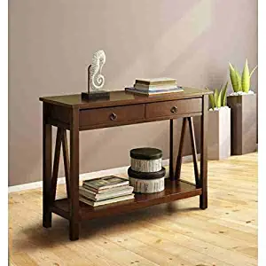 Best tobacco brown console table