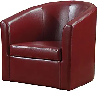 Best coaster casual upholstered swivel accent chair