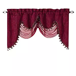 Best gold and burgundy curtains for living room