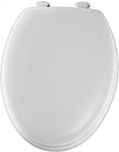 Best mayfair elongated toilet seat, easy clean, metal hinges