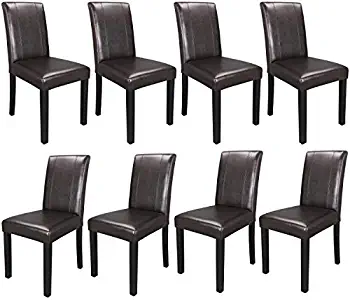 Best camel leather dining chair