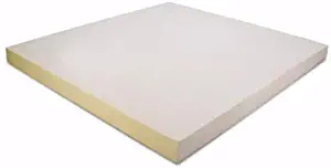 Best foam mattress topper full density made in usa with cover