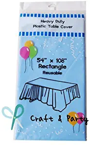 Best blue table cloth baby shower