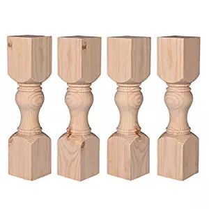 Best wooden table legs unfinished pine