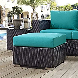 Best outdoor ottoman cushion green