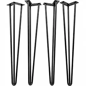 Best butcher block coffee table with hairpin legs