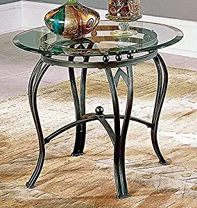 Best steve silver glass top end table
