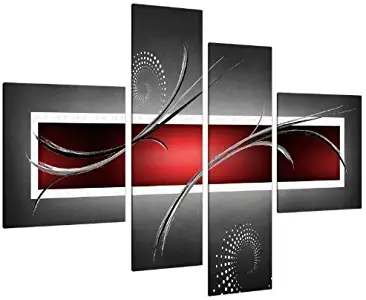Best wall pictures for living room clearance red