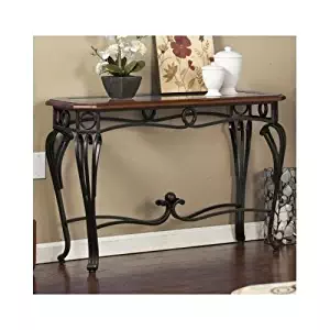 Best brown and white console table