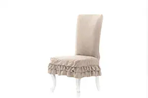 Best dining chair seat covers with ruffle