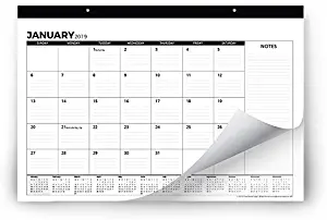 Best black desk calendar 2018-2019