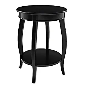 Best black side table round