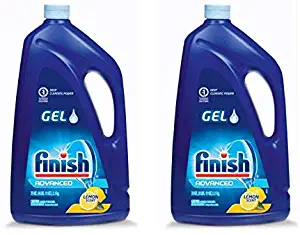 Best finish dishwasher detergent gel liquid, lemon scent, 75oz