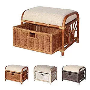 Best light wicker storage ottoman