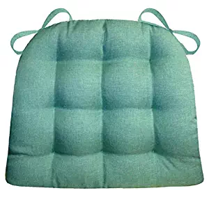 Best tie on chair cushions for dining chairs blue