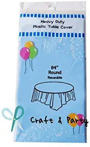 Best blue baby shower table cloth