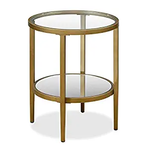 Best brass and glass end table
