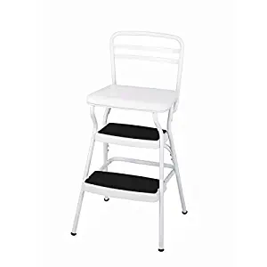 Best retro counter chair / step stool with lift-up seat