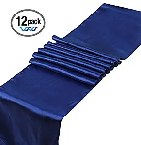 Best navy blue table runner wedding