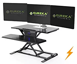 Best standing desk three monitor