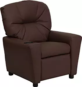 Best flash furniture contemporary brown leather recliner