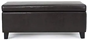 Best storage bench ottoman espresso with storage