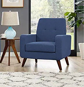 Best chair with ottoman blue