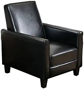 Best black leather recliner with ottoman