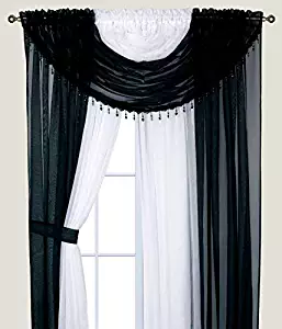 Best curtains for living room black and white