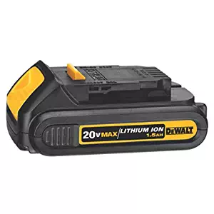 Best dewalt 20v max battery, compact 1.5ah (dcb201)