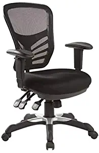 Best 300 lb capacity heavy duty lumbar support desk chair