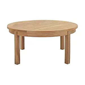 Best teak wood round coffee table