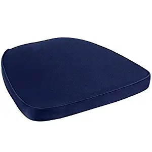Best tie on chair cushions for dining chairs blue