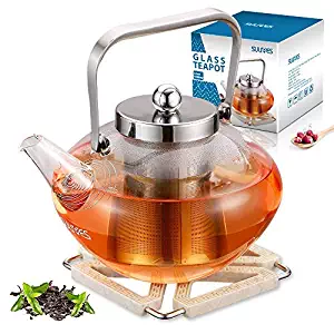 Best glass teapot is stovetop, microwave and dishwasher safe