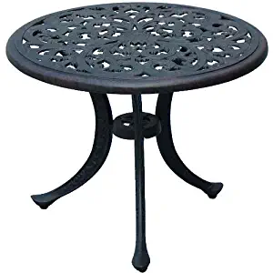 Best cast aluminum round end table