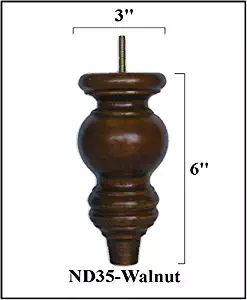 Best wood furniture leg 6 inch